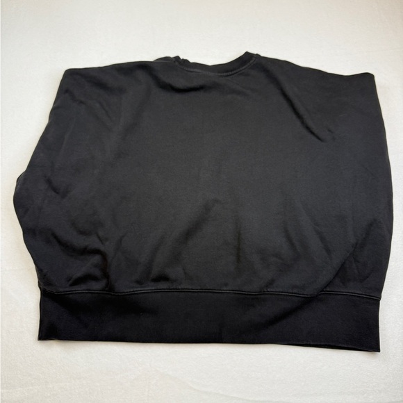 Adidas Size XL Women's Black Embroidered Logo Sweatshirt - Picture 2 of 4